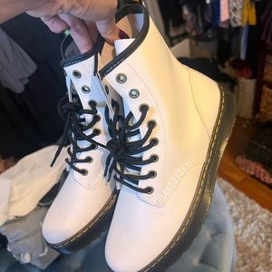 Brand new Doc Martens, white and black size 8